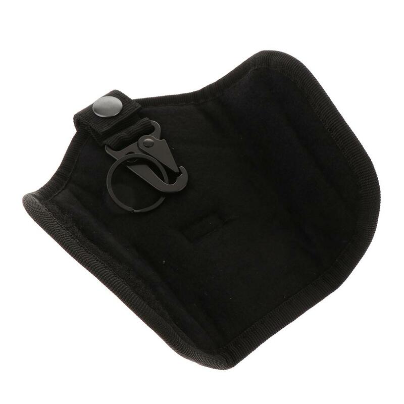 محفظة حامل مفتاح صامت ، حقيبة سوداء ، حقيبة حقيبة ، منظمي سلسلة المفاتيح ، 20x15.5cm