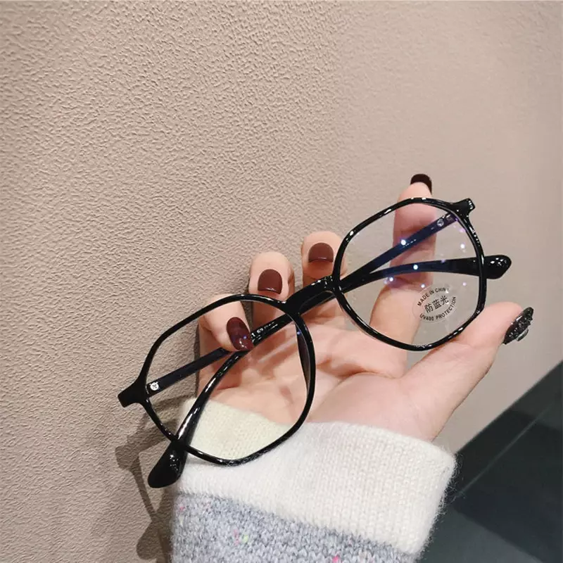 노인을 위한 투명 안경, 여성 독서 안경, 고화질 안티 블루 라이트 안경