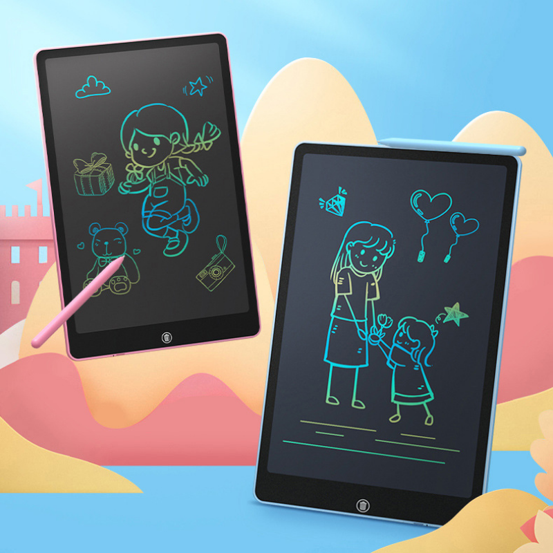 Tablette de dessin LCD pour enfants, petits outils de peinture, tableau d'écriture électronique, jouet pour garçons, 10 ", 12/16"