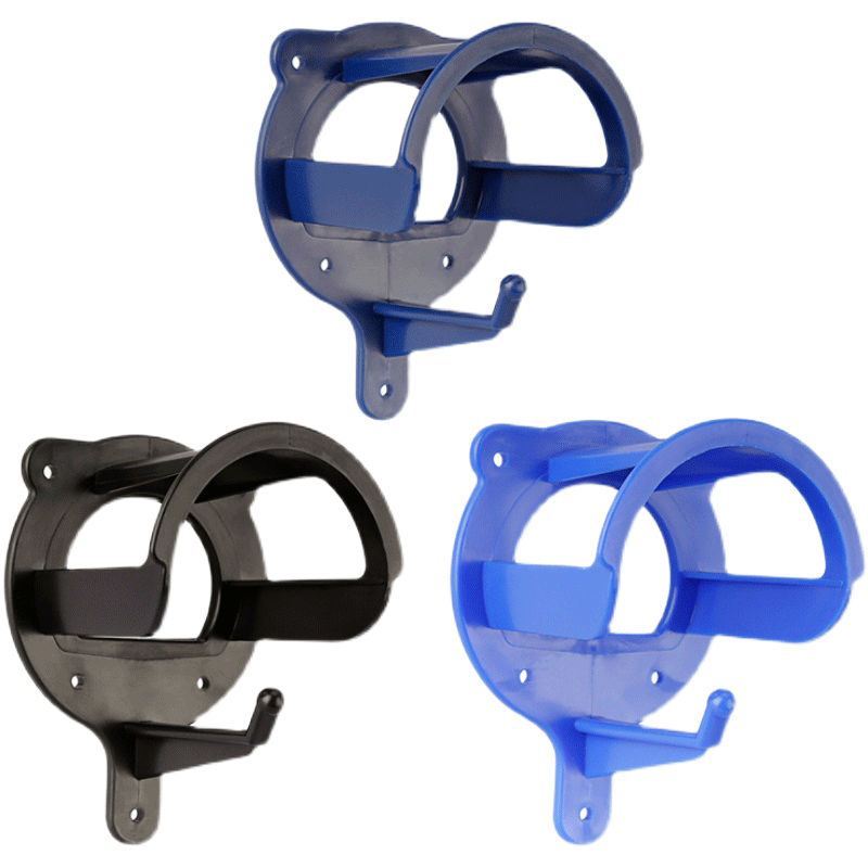 Equestrian Black Bridle Rack Plastic Coated Navy Bridle Rack with hook Stable Equipments