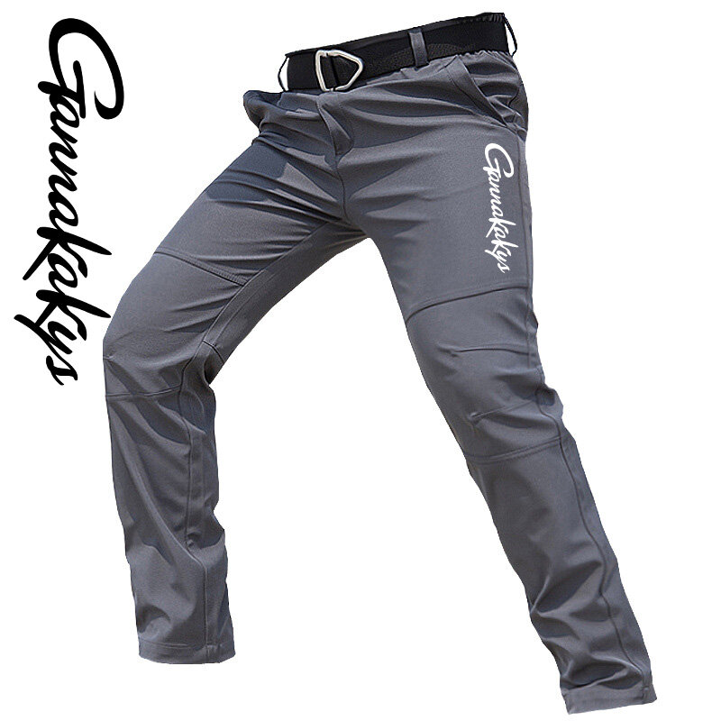2024 Letnie męskie spodnie wędkarskie Wiatroszczelne sportowe elastyczne spodnie fitness Oddychające spodnie podróżne do biegania