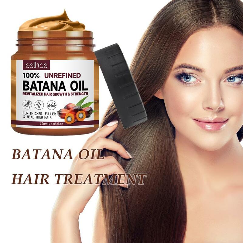 Minyak Batana organik untuk pertumbuhan rambut, minyak Batana murni dan alami 100% untuk mengobati rambut rontok anti-kerusakan rambut