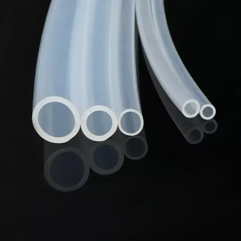 1M Food Grade Silikon Gummi Schlauch Transparent Flexible Silikon Rohr Durchmesser 10mm 11mm 12mm 14mm 16mm 18mm 20mm 30mm 50mm Rohr