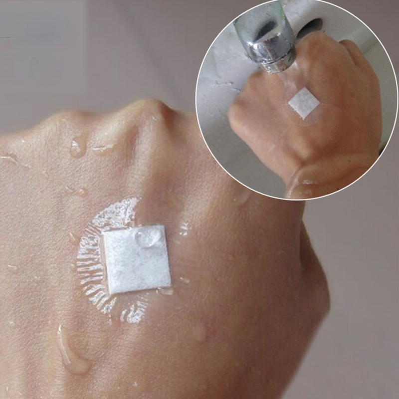 100 szt. Wodoodporna bandażowa opaska na ranę przezroczysta sterylna taśma klejąca bandaż na pierwszą taśmę mocującą