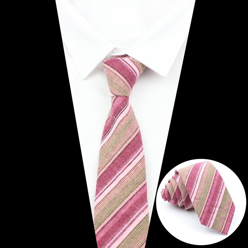 Дизайнерский мужской свадебный галстук обтягивающий 6 см богемные полосатые хлопковые аксессуары шейные галстуки для мужчин деловые костюмы вечевечерние НКИ Gravatas оптовая продажа