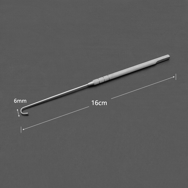 Stainless Steel Ovarian Hook Without Damage Ball Head Uterus Hook Operation Pet Surgical Instrument Cat And Dog Neutering Tool