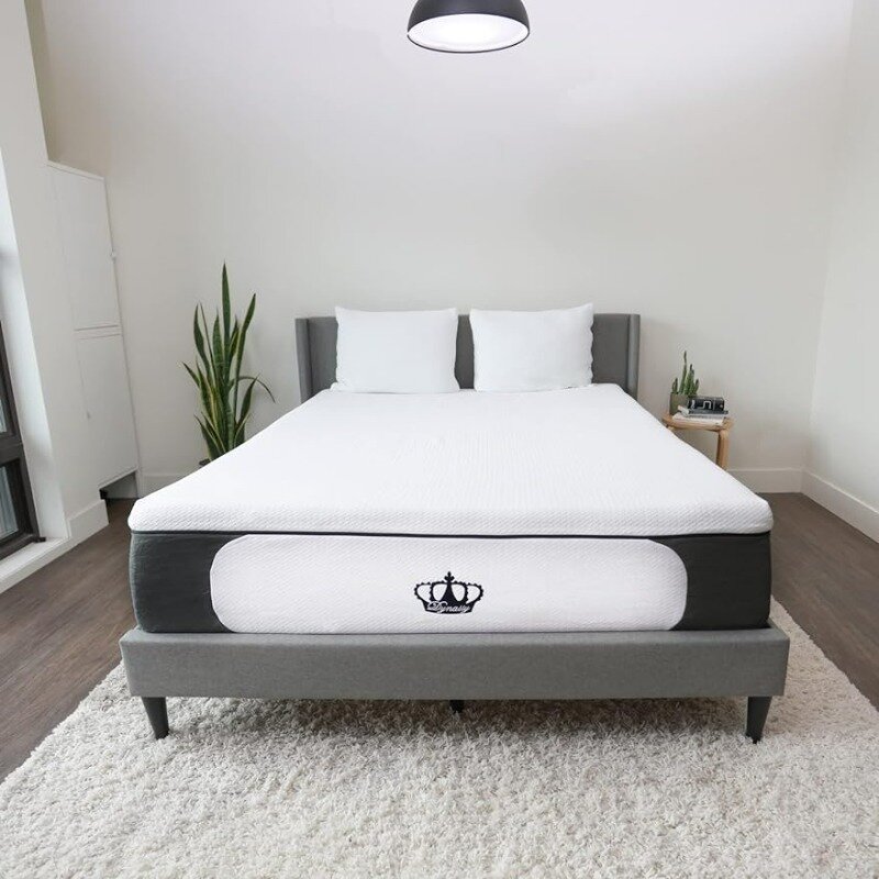 Coolbreeze Plush ขนาดกลาง-นุ่มเจล-เตียงที่นอนโฟม, ขนาดคิง76X80 (ทำจากอเมริกา)