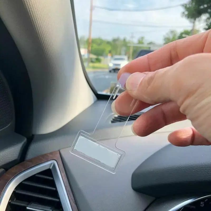 5 Buah Klip Tiket Parkir Mobil Tempat Kartu Tagihan Pengencang Otomatis Organizer Penyimpanan Aksesori Stiker Kaca Depan Aksesori Mobil