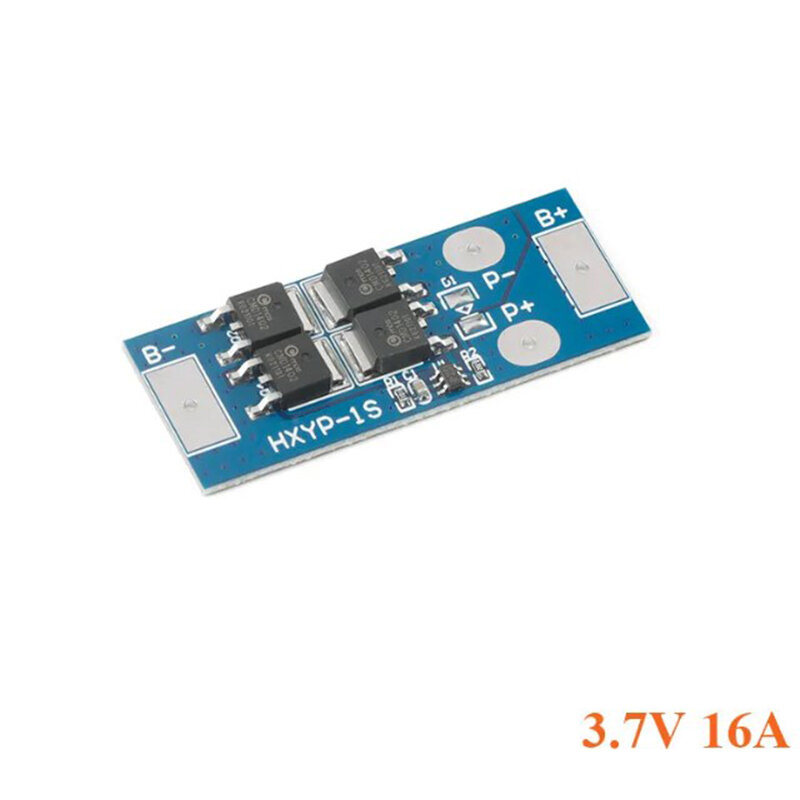 1S 12A 16A 24A 3.7V BMS Lithium Battery Protection Board Module 18650 4.2V Charging Voltageshort Circuitovercharge Prevention