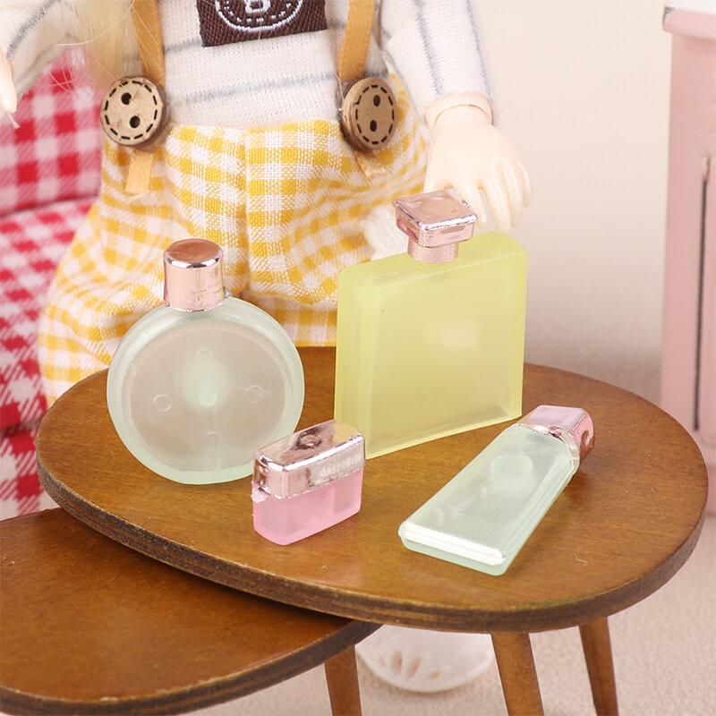 9Pcs/set Mini Cosmetics Toys Doll Simulation Perfume Cosmetic Box Lipstick For Doll Dress UP Accessories
