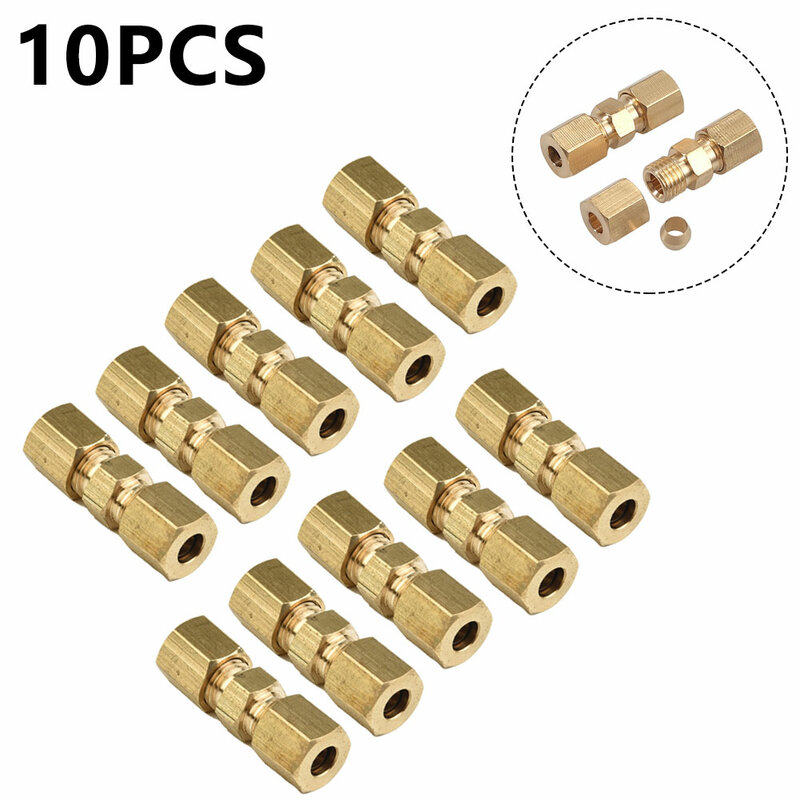 10pcs Without Flaring Brake Line Connector For 4.75mm 3/16 Inch Brake Line Car Interior Parts Auto Parts For BMW