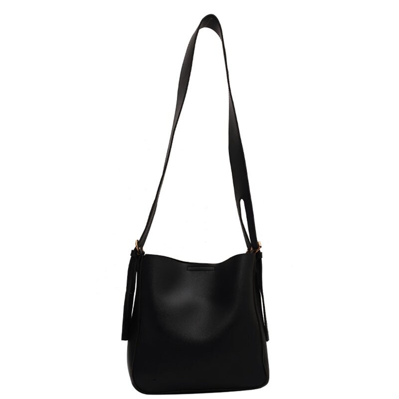 Large Capacity Bucket Bag Travel Dinner Office Bag Shoulder Lady Handbag