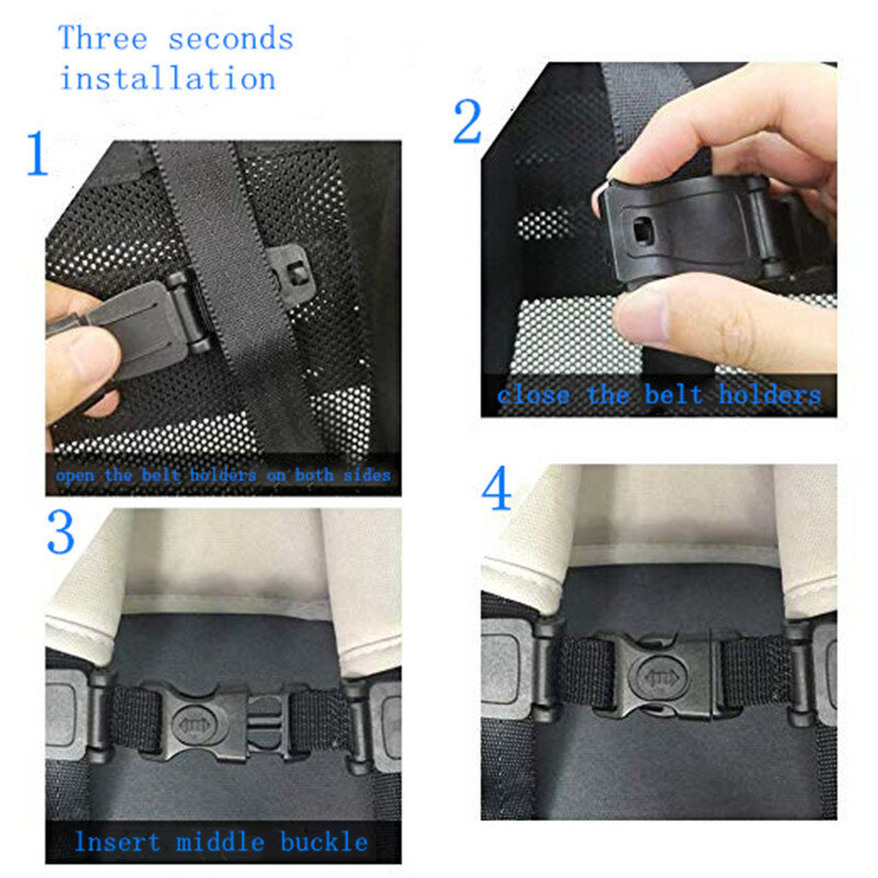 Durable Harness Chest Clip Safe Buckle Car Baby Safety Seat Strap Belt for Baby Kids Children Safety Strap 16cm Car Accessories