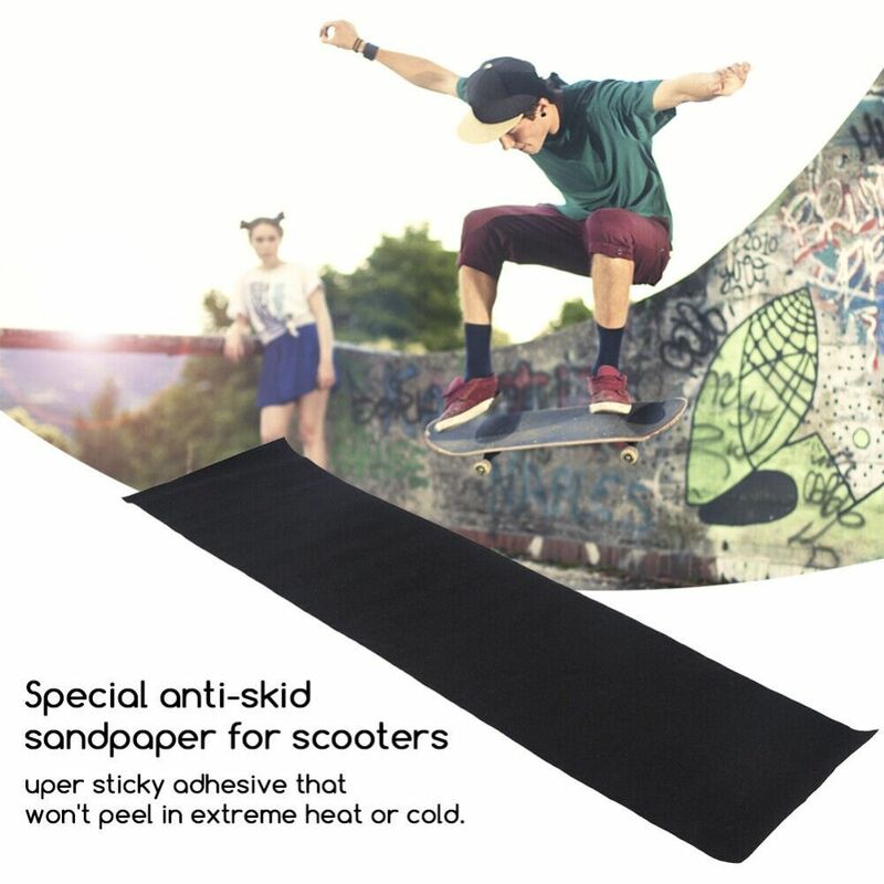 Bande arina en papier de verre pour skateboard et longboard, autocollant professionnel pour planche à roulettes