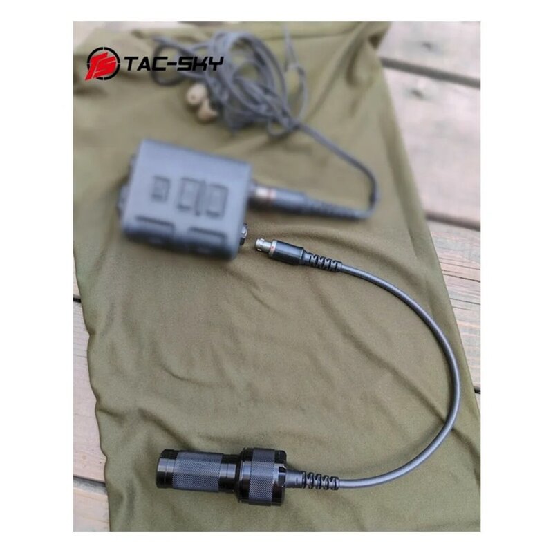Adaptor TS TAC-SKY INVISIO V60, kompatibel dengan konektor eksternal baterai V60