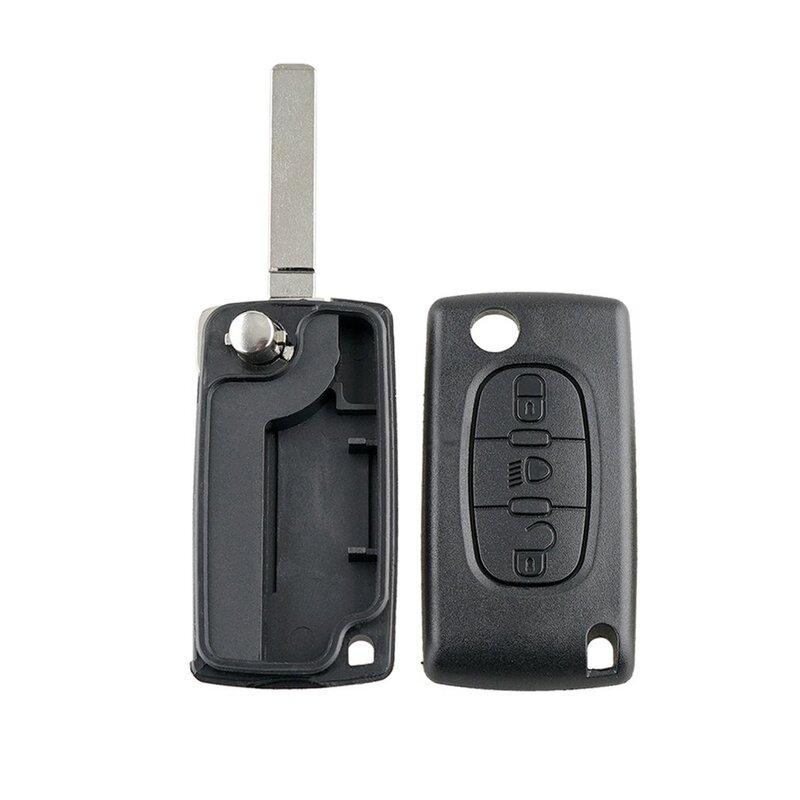 Nieuwe 3 Knop 3b Ce0523 Remote Sleutel Cover Auto Flip Key Shell Fob Case Shell Cover Sleutel Hoge Precisie Voor C4 Voor C5 Voor C6 Voor C8