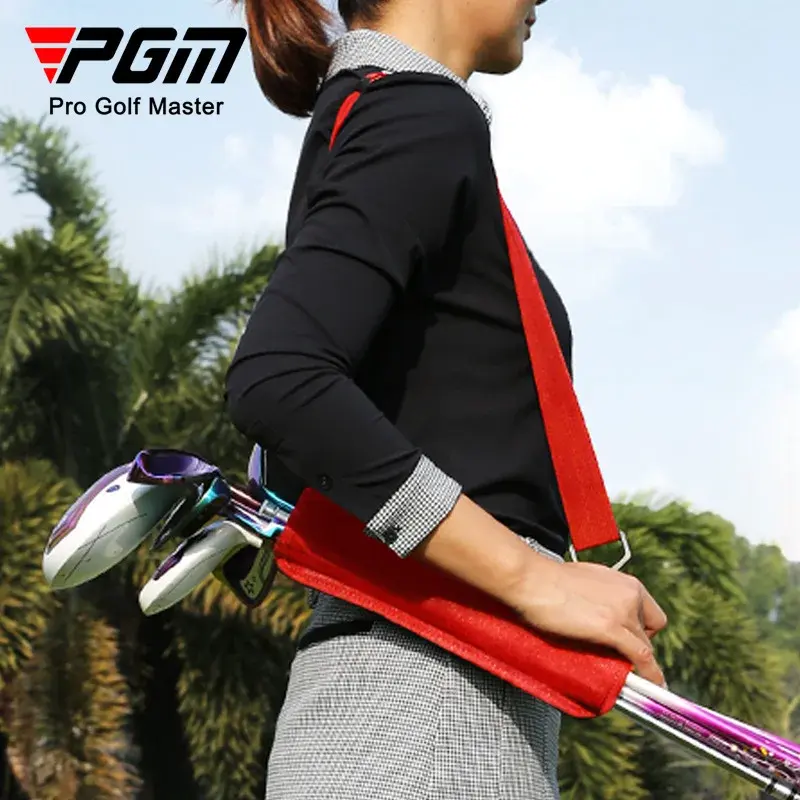 PGM-Mini Saco de Golfe Portátil Ultra Leve, Pode Carregar 5 Clubes, Saco De Mão Simples, Mochila, Cinto Transportador, Grande Capacidade, Viajar para Jogar