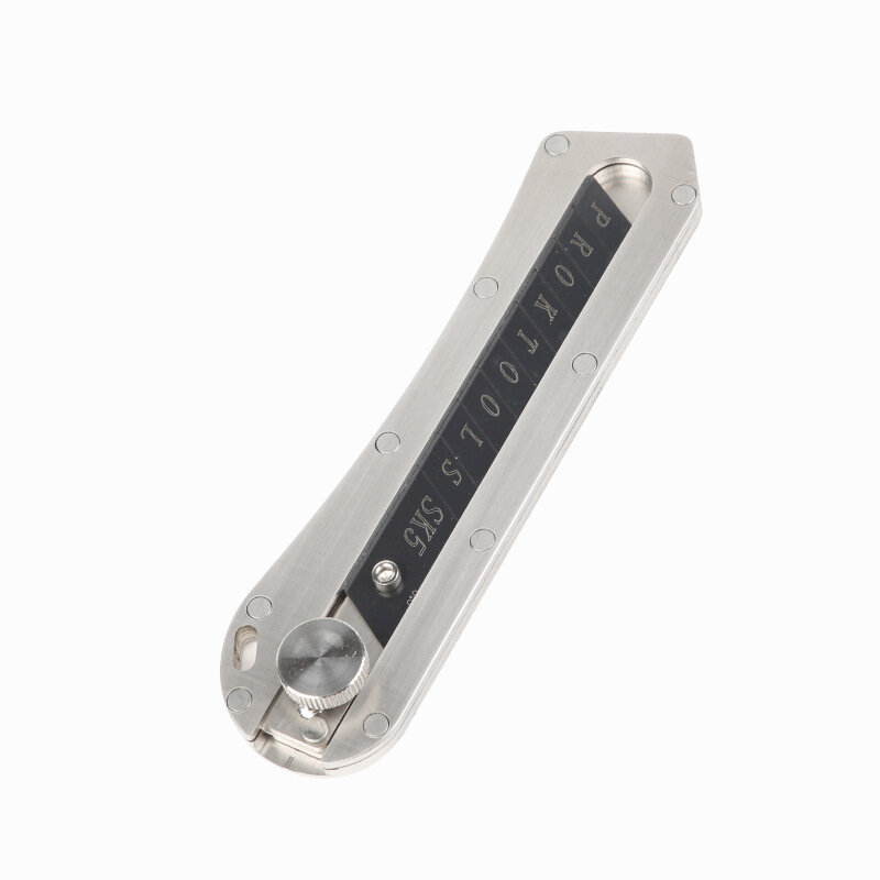 Aço inoxidável Wallpaper Utility Knife Holder, 18mm, durável, resistente, corte rápido, bloqueio manual, aderência confortável