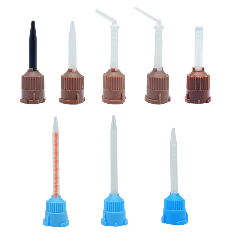 50 pz/borsa WELL CK punte di miscelazione per impronte dentali monouso tubo di miscelazione pellicola in gomma siliconica prodotto dentale materiale odontoiatrico