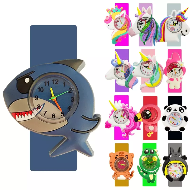 子供の時計,男の子と女の子のためのフラミンゴ/時計,恐竜/ユニコーンのおもちゃ,赤ちゃんのための時計,ギフトのアイデア