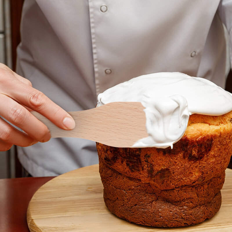 6ชิ้นไม้พายปาดเนยครีมเค้กที่เกลี่ยแร็กเก็ตกระจายฟรอสติ้งตะหลิวเครื่องใช้ในครัว