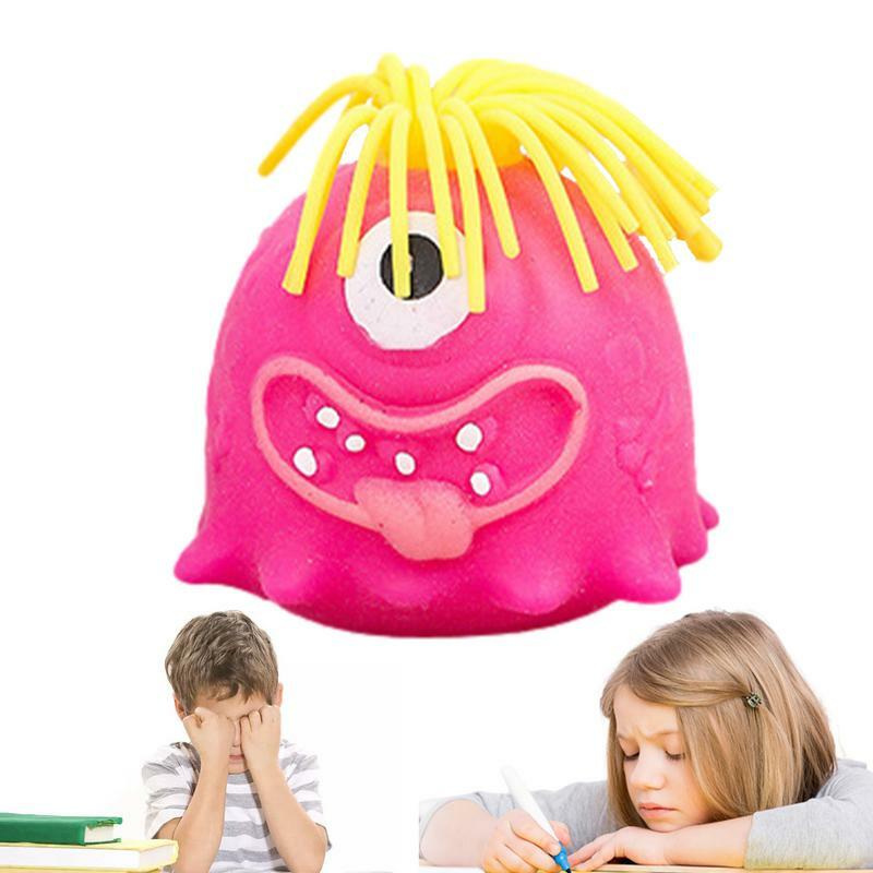 Jouets à tirer les cheveux Little Monsterr pour enfants, dessin animé à œil unique, jouets à presser, institut souligné, amusant, commandé