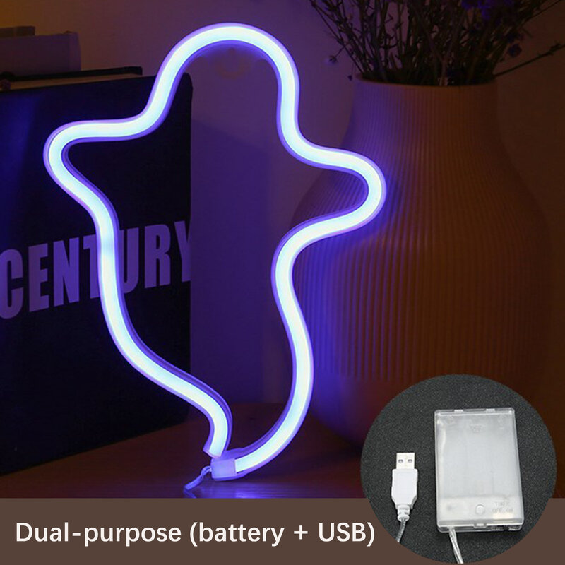 Luces LED colgantes decoraciones de Halloween batería creativa duradera o USB alimentado ambiente romántico y especial