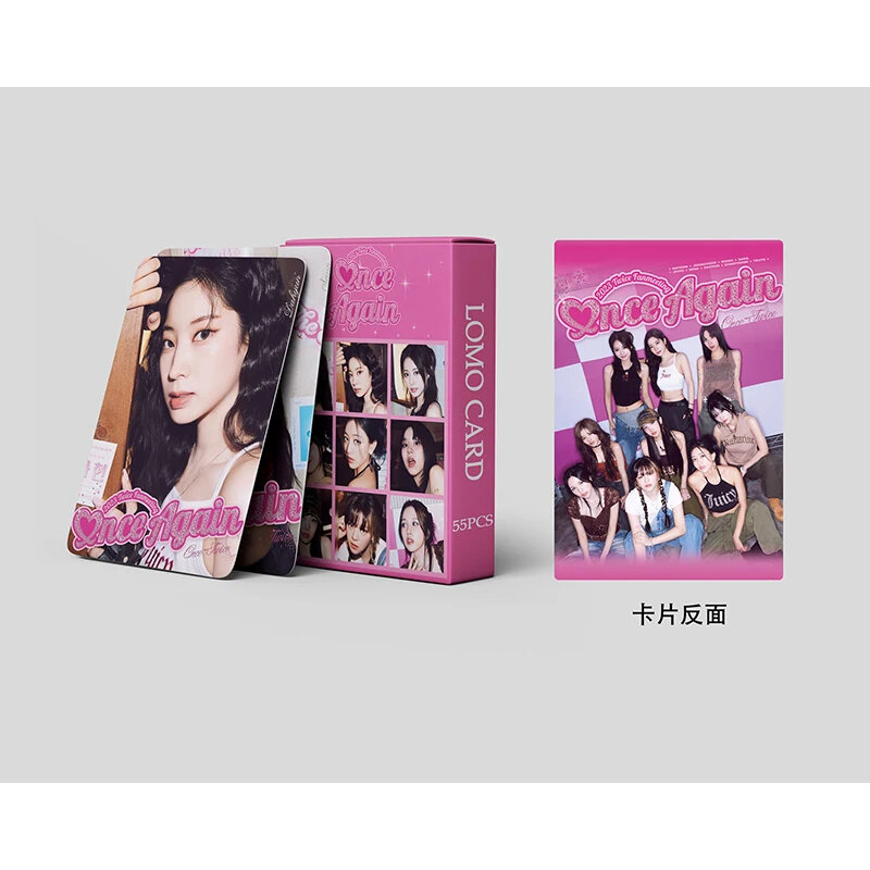55Pcs/Set Kpop TWICE 4th BEST LOMO Cards TWICE New Album HD Quality  Photocards Girls Photo Card For Fans Collection Gift