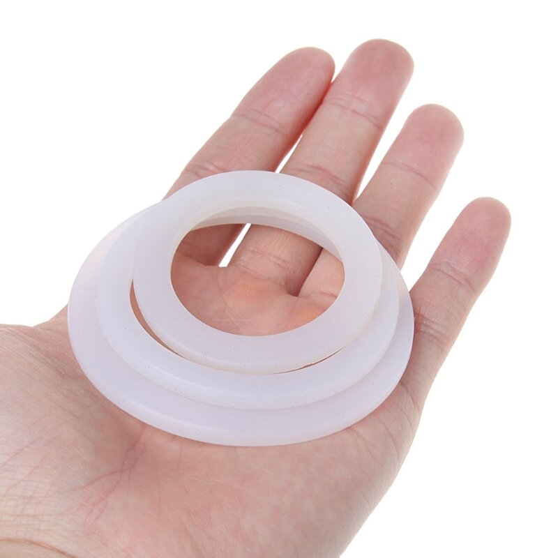 D0AB Silicone Seal Ring Flexible Washer Gasket Ring Replacenent For Moka Pot Espresso