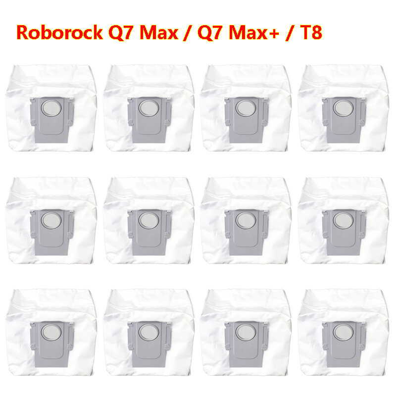 Kantong Debu untuk XiaoMi Roborock S7 MaxV Ultra / Q5 + / Q7 + / Q7 Max + / T8 Robot Pembersih Vakum Suku Cadang Tempat Sampah Kotak Debu