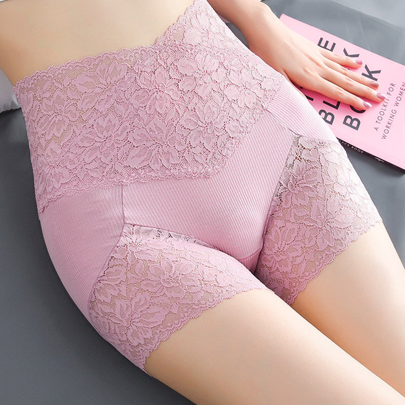 Lace Safety Short Pants Women Seamless Underwear Sexy Boxer Under Skirt Breathable High Waist Panties Summer Lingerie