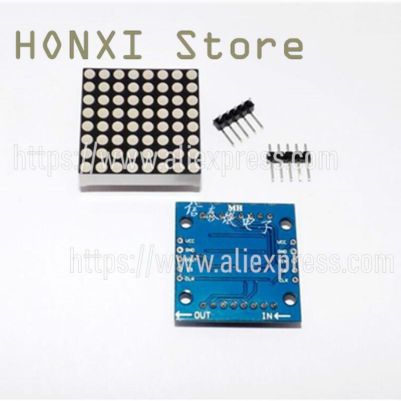 1 buah MAX7219 modul kontrol mikro chip tunggal kisi modul kontrol berkendara modul tampilan LED