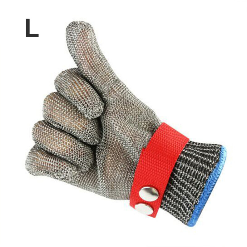 Edelstahl Klasse 5-9 Anti-Schnitt verschleiß feste Schlacht Garten Handschutz Arbeits versicherung Stahldraht handschuhe