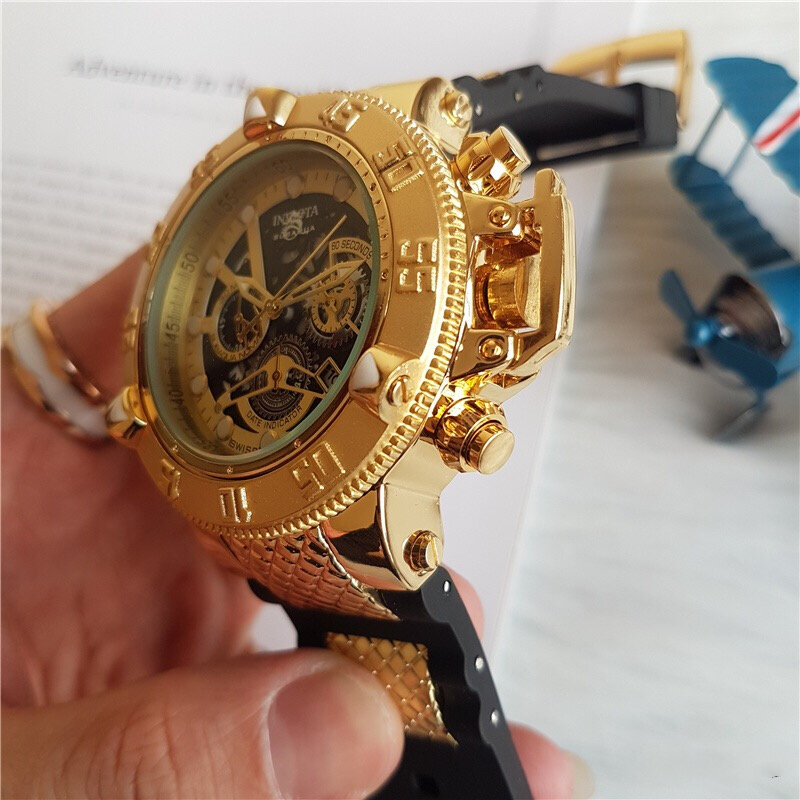 นาฬิกาควอตซ์สำหรับผู้ชายดีไซน์เนอร์นาฬิกาควอตซ์สำหรับธุรกิจสายสแตนเลสสตีลคุณภาพสูงนาฬิกากันน้ำ