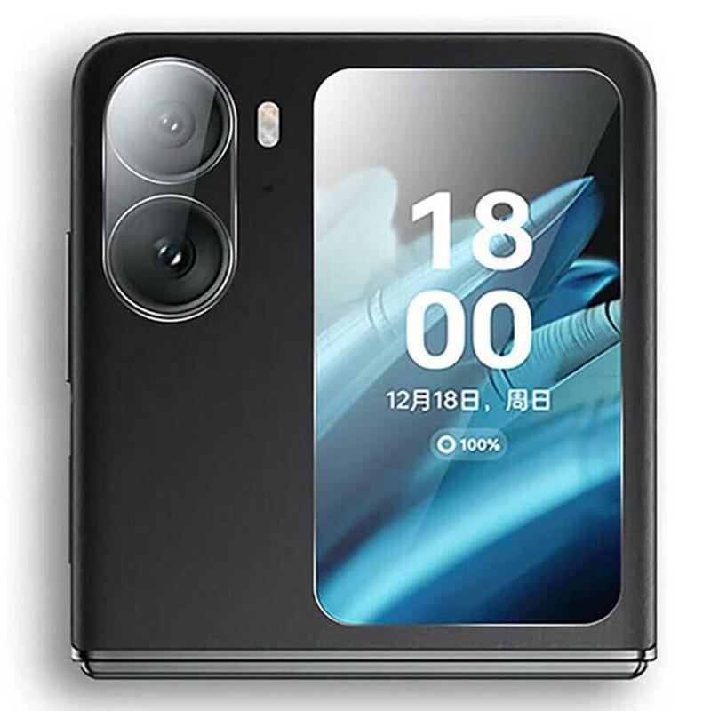 Protecteur d'objectif arrière pour téléphone portable, adapté pour OPPO FindSEE, écran, film d'objectif intégré, tout compris pour Flip5g, patch d'objectif