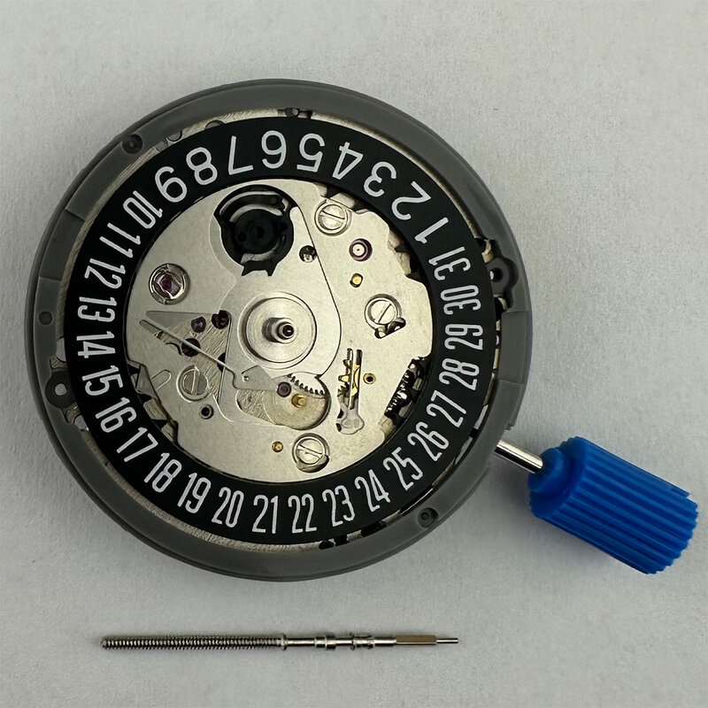 Nh35a mechanisches Uhrwerk um 6 Uhr nh35 weißes Kalender rad selbst wickeln des hochpräzises Uhrwerk kunden spezifisches Tourbillon-Logo