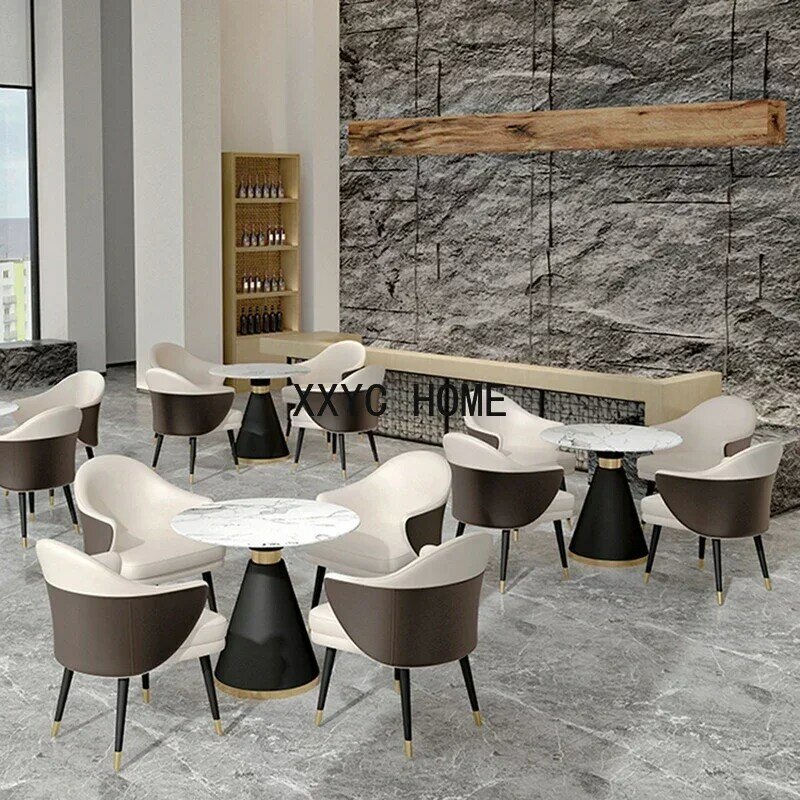 Mesa lateral Nordic Center, mesa de café oval preta com sotaque, conjunto de 3, minimalista, simples, mobília da sala