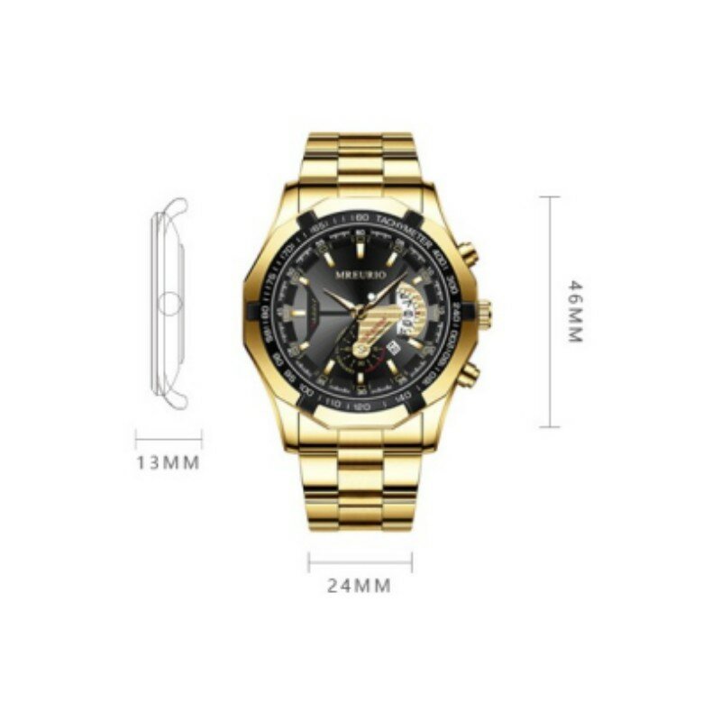 New Fashion Watch for Men Top Brand Luxury Stainless Steel Strap Casual Business Quartz Wrist Watches Men Clock Drop Shipping