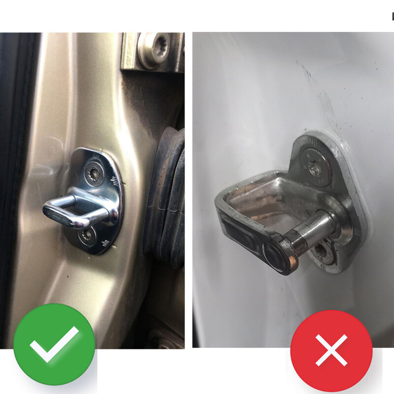 Amortiguador de bloqueo de puerta para coche, amortiguación de sonido para Renault CLIO MK1, MK2, MK3, MK4, MK5, 1, 2, 3, 4, 5 RS, accesorios de coche