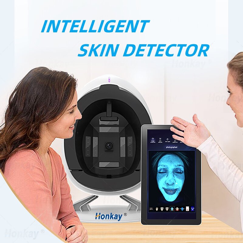 Профессиональный анализатор кожи, 3D цифровой умный искусственный интеллект, система диагностики кожи, волшебное зеркальное устройство для анализа лица Visia