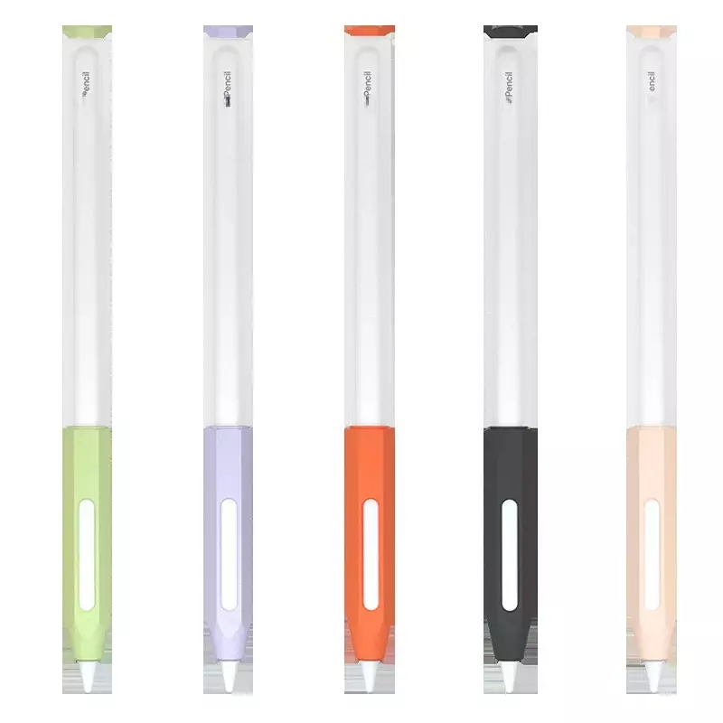 Étui en Silicone souple coloré, housse de protection antichute pour crayon Apple iPad Pro tablette stylos tactiles