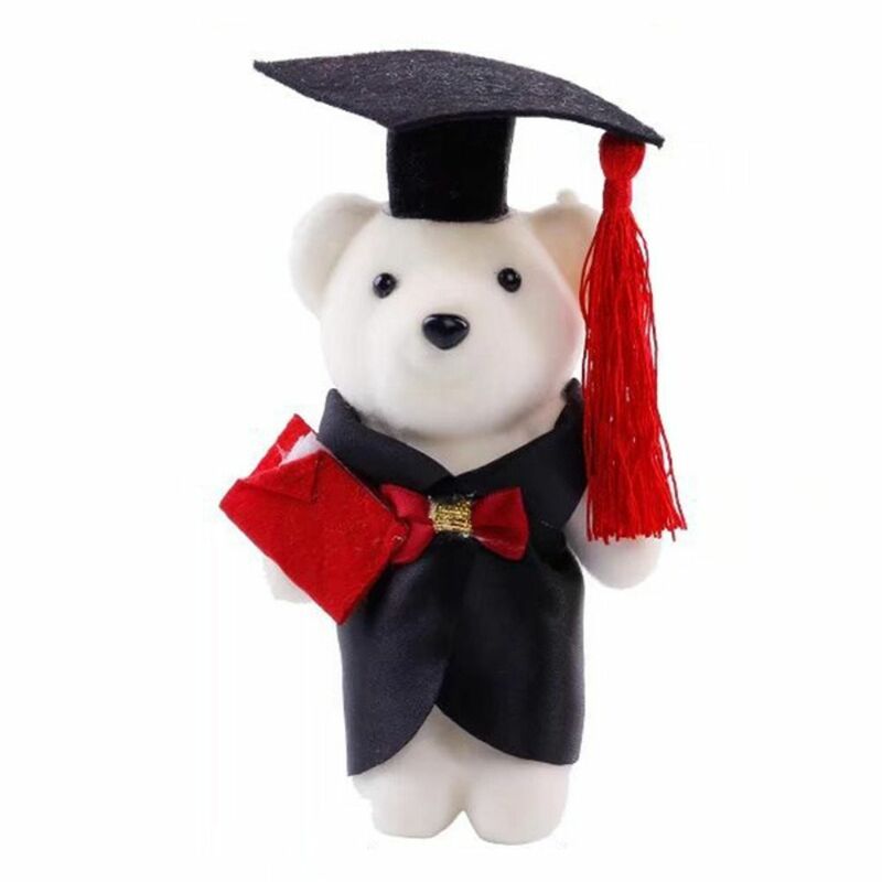 卒業シーズンの卒業式のクマの人形、卒業式、新学期の鳥のぬいぐるみ、柔らかく梱包するギフト