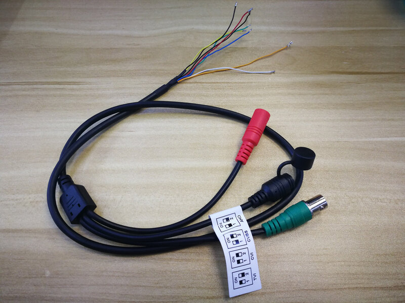 Cztery w jednym DIP linii wielofunkcyjny przełącznik DIP przewód sterujący przełącznik przycisk linii AHD/CVI/TVI przełącznik