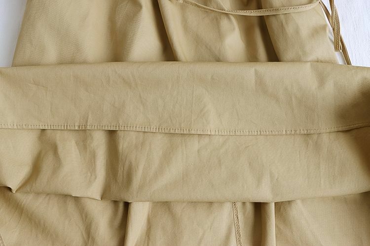 Falda de corte en A para mujer, ropa de trabajo de longitud media con bolsillo y cordón, versátil, Color sólido, verano, 2024, novedad de 2024