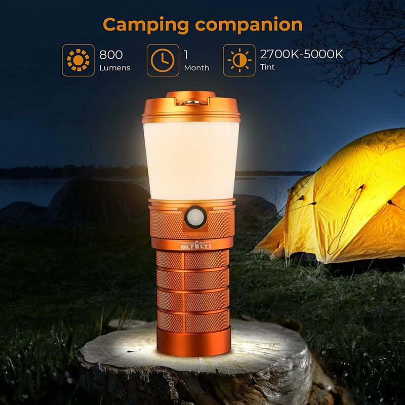 Sofirn Anduril 2.0 LT1 USB C Recarregável Lanterna Camping Luz 8 * LH351D Lanterna Tocha Ao Ar Livre