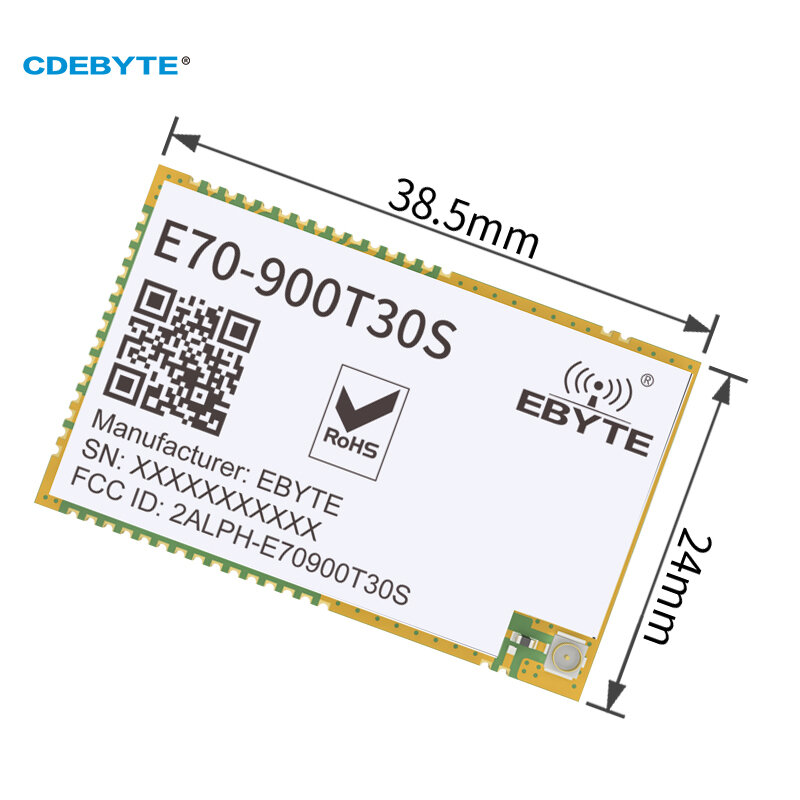 CC1310 868MHz 915MHz trasmettitore e ricevitore Wireless Modbus fai da te CDEBYTE E70-900T30S 30dBm IPX/foro per timbri RSSI SoC Smart Home
