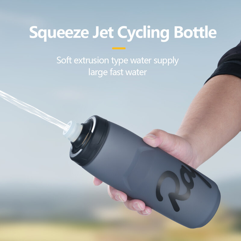 2023 Rapha Cycling Water Bottle 620 750ml Leak-proof Squeezable Taste-free BPA-free Plastic Camping Hiking Sports Bicycle Kettle