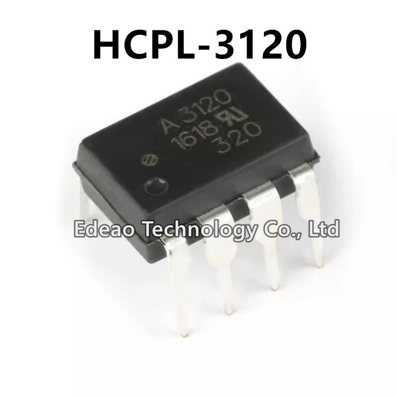 10pcs/lot NEW A3120 HP3120 HCPL3120 HCPL-3120 HCPL-3120-000E DIP-8 high-speed Photocoupler