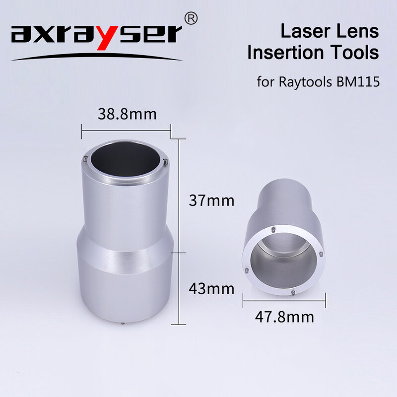 Raytools Precitec WSX D28 D30mm 용 레이저 렌즈 삽입 도구, 조정 가능한 15-55mm 초점 시준기 제거 설치