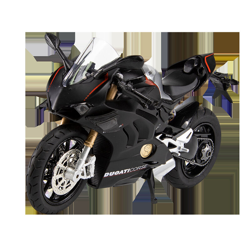 1:12 Ducati Panigale V4S Racing Cross-country Motorcycle Model Simulation Alloy Toy Street Motorcycle Model Collection Kids Gift
